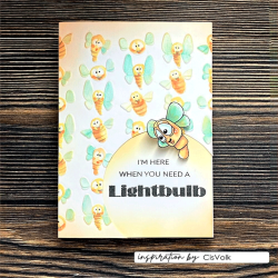 Vaessen Creative - Embossing folder - Zoom / Sommerfugle og bier