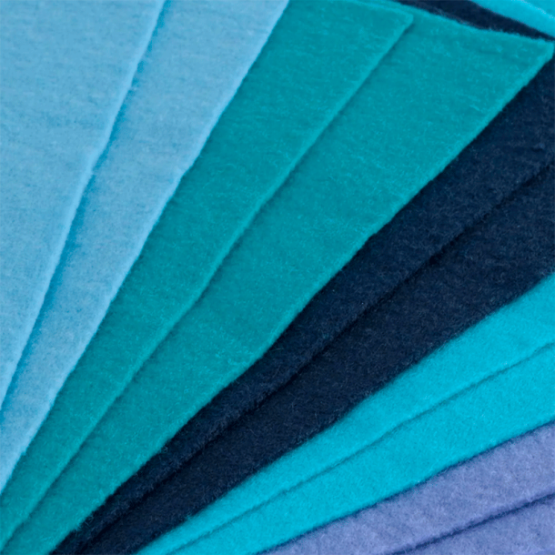 Vaessen Creative - Filt - A4 - 1mm - Bl