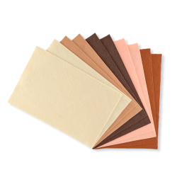 Vaessen Creative - Filt - A4 - 1mm - Brun