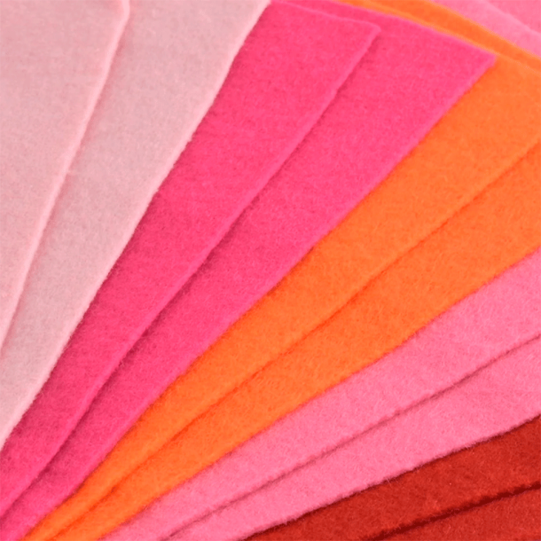 Vaessen Creative - Filt - A4 - 1mm - Rosa