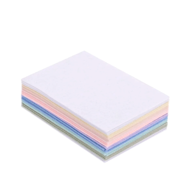 Vaessen Creative - Filt Multipakke - 30 ark - A6 - Pastel