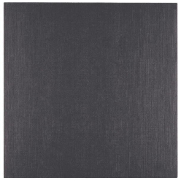 Vaessen - Florence - Linen karton 12'' - 250g - Black / Sort