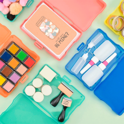 Vaessen Creative - Opbevaringsboks med 16 kasser