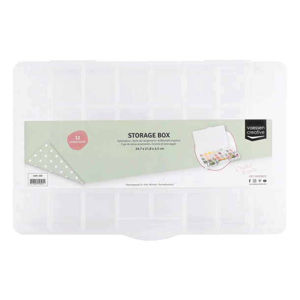Vaessen Creative - Opbevaringsboks - 32 rum