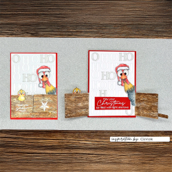 Vaessen Creative - Stempel - Rensdyr med lyskde