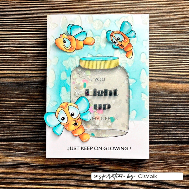 Vaessen Creative - Stempel - Firefly / Ildflue