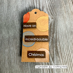 Vaessen Creative - Stempel - Julekugler med ansigt 2