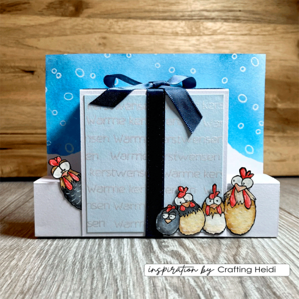 Vaessen Creative - Stempel - Rensdyr og sne