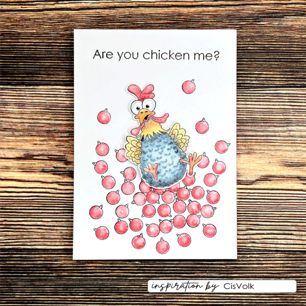 Vaessen Creative - Stempel - Rensdyr og sne