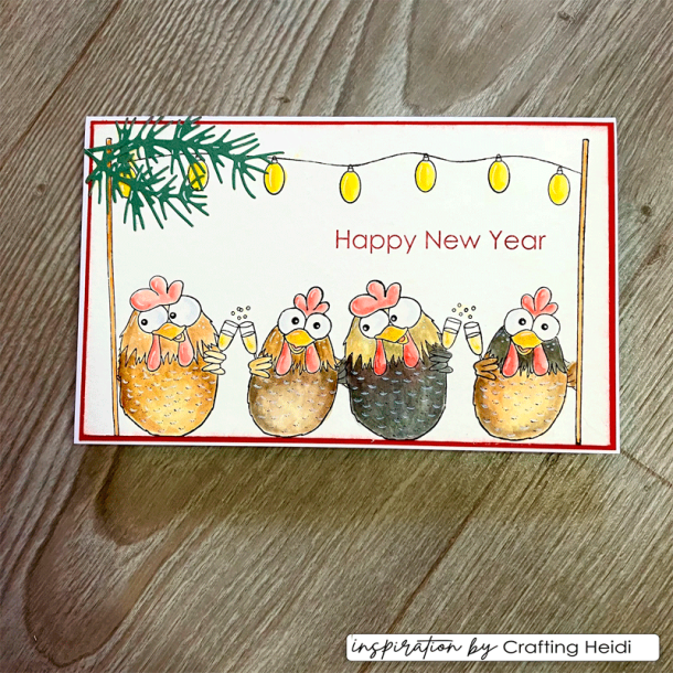 Vaessen Creative - Stempel - Rensdyr og sne