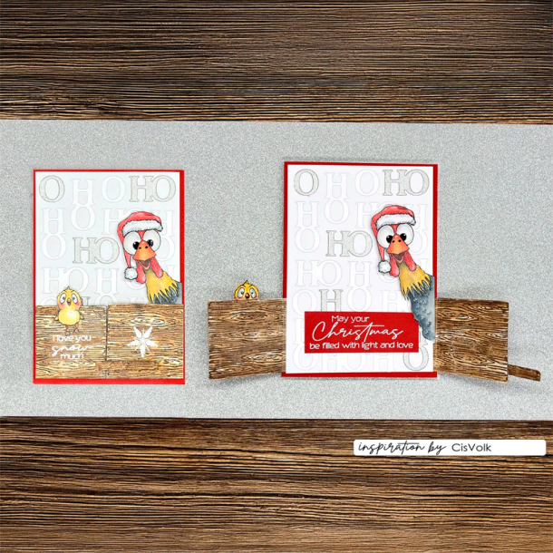 Vaessen Creative - Stempel - Julekyllinger og tekster