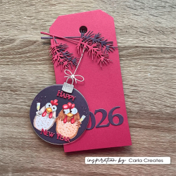 Vaessen Creative - Stempel - Julekyllinger og tekster