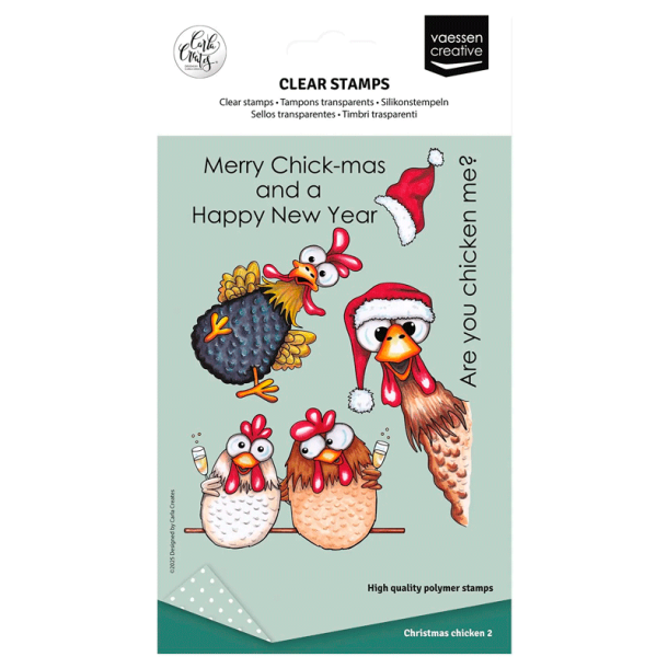 Vaessen Creative - Stempel - Julekyllinger og tekster