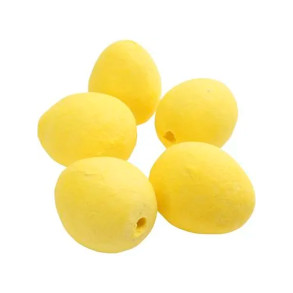 Vatkugler g - 25 x 30 mm - Gul - 5 stk 