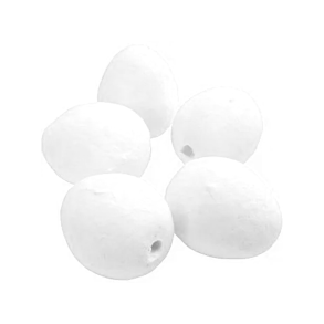 Vatkugler g - 25 x 30 mm - Hvid - 5 stk 