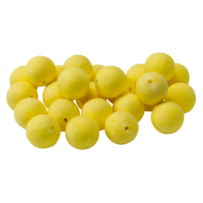 Vatkugler - 15 mm - Gul - 6 stk