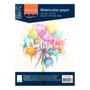 Florence Watercolor paper - Akvarel - 200g  - Off White