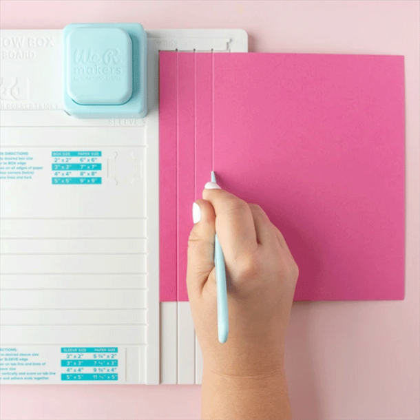 We R Makers - Shadow Box Punch Board