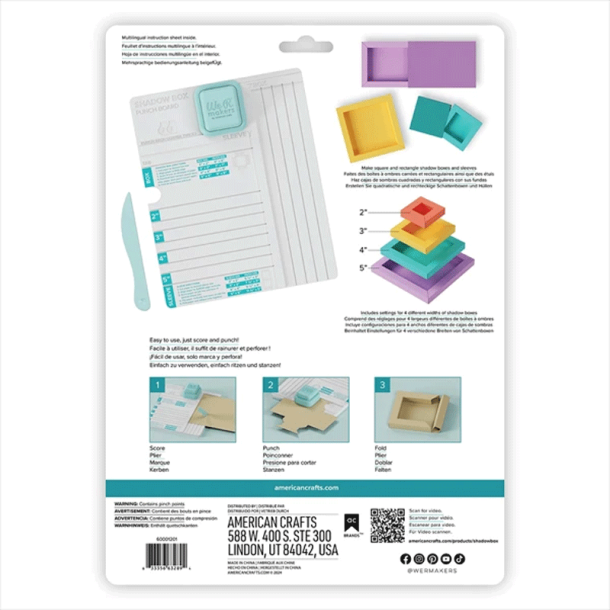 We R Makers - Shadow Box Punch Board