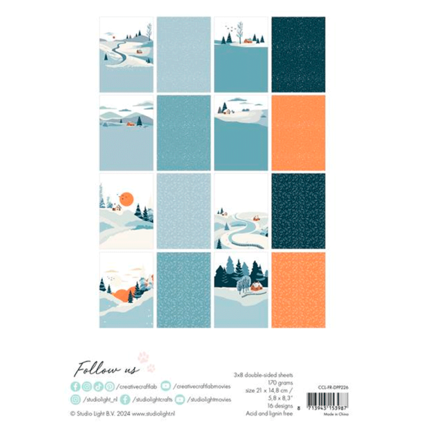 Studio Light - Blok A5 - Winter Landscape