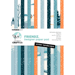 Studio Light - Blok A5 - Winter Landscape