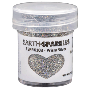 WOW! Embossing Powder - Earth Sparkles - Glitter - Prism Silver