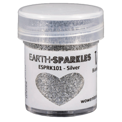 WOW! Embossing Powder - Earth Sparkles - Glitter - Silver
