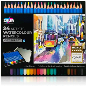 Zieler - Akvarelblyanter - 24 stk