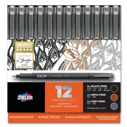 Zieler - Fineliners - 12 stk
