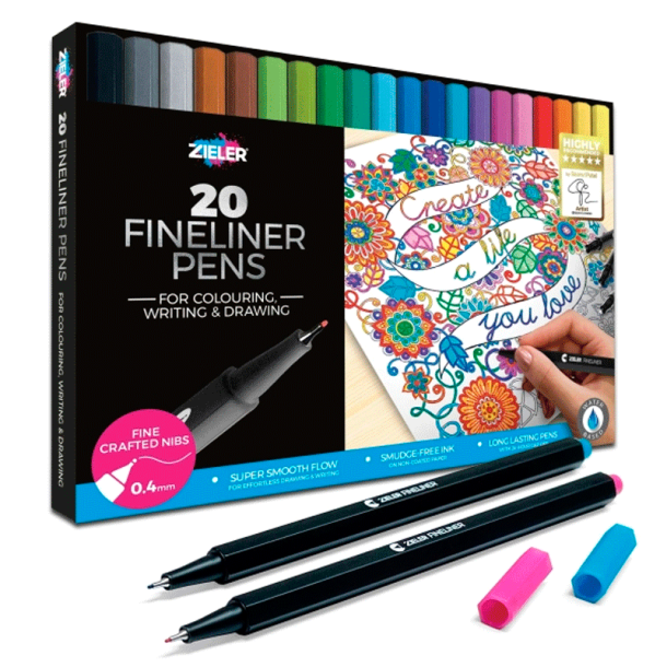 Zieler - Fineliners - 20 stk