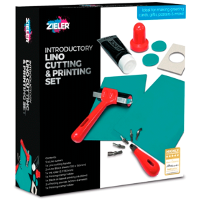Zieler - Linoleumstryk - Starters�t - 16 dele
