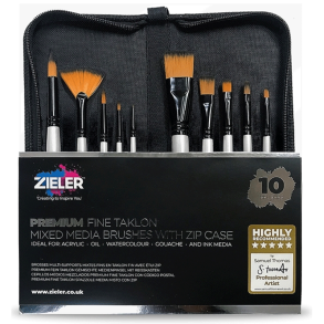 Zieler - Pensler til mixed media - 10 stk