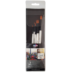 Zieler - Pensler til mixed media - 5 stk